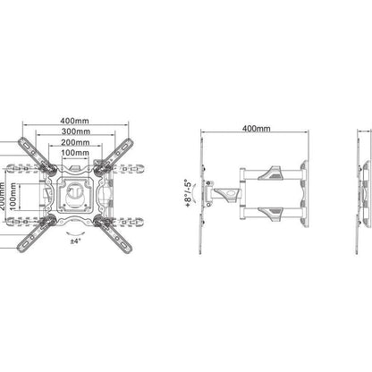Light Gray Multibrackets M VESA Flexarm M Full Motion Single