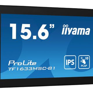 Dark Cyan iiyama ProLite TF1633MSC-B1 15.6" PCAP Full HD Touch Screen Display