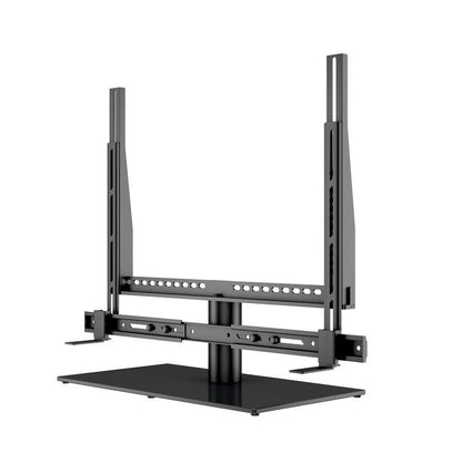 Dim Gray Multibrackets M VESA Tablestand Turn w. Soundbar, Max 42"