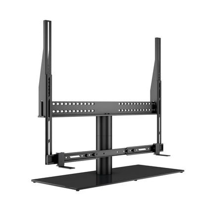 Dark Slate Gray Multibrackets M VESA Tablestand Turn w. Soundbar, Max 65"