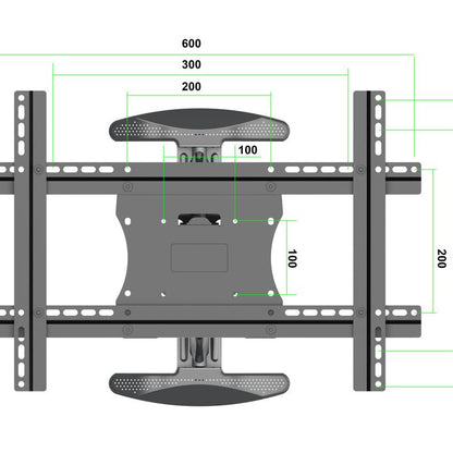 Dim Gray Multibrackets M VESA Flexarm Full Motion Single Portrait 400x600