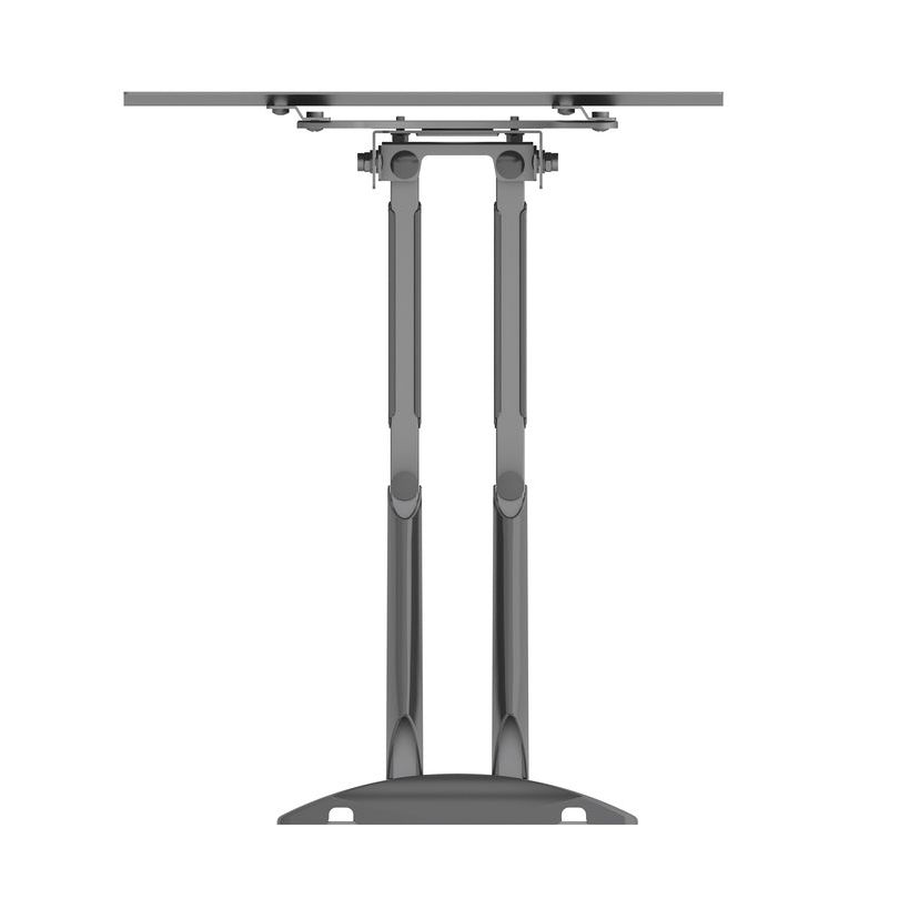 Dim Gray Multibrackets M VESA Flexarm Full Motion Dual Portrait 400x600