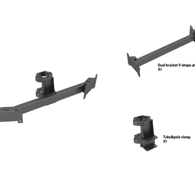 Dim Gray Multibrackets M Pro Series - Dual bracket V-shape 46"-65"