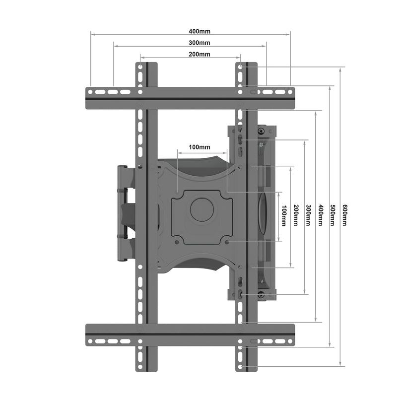 Dim Gray Multibrackets M Pro Series - VESA Flexarm Pro Portrait