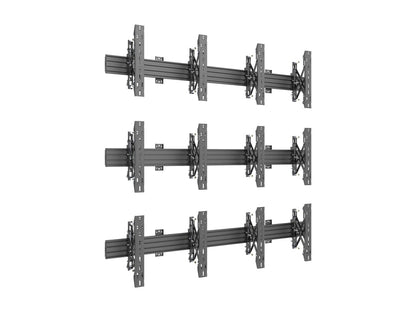 Dim Gray Multibrackets M Wallmount Pro MBW2Ux3 Push In Pop Out Black