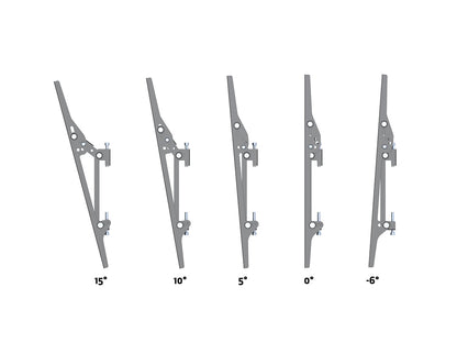 Light Slate Gray Multibrackets M Wallmount Pro MBW2UHD Tilt Black