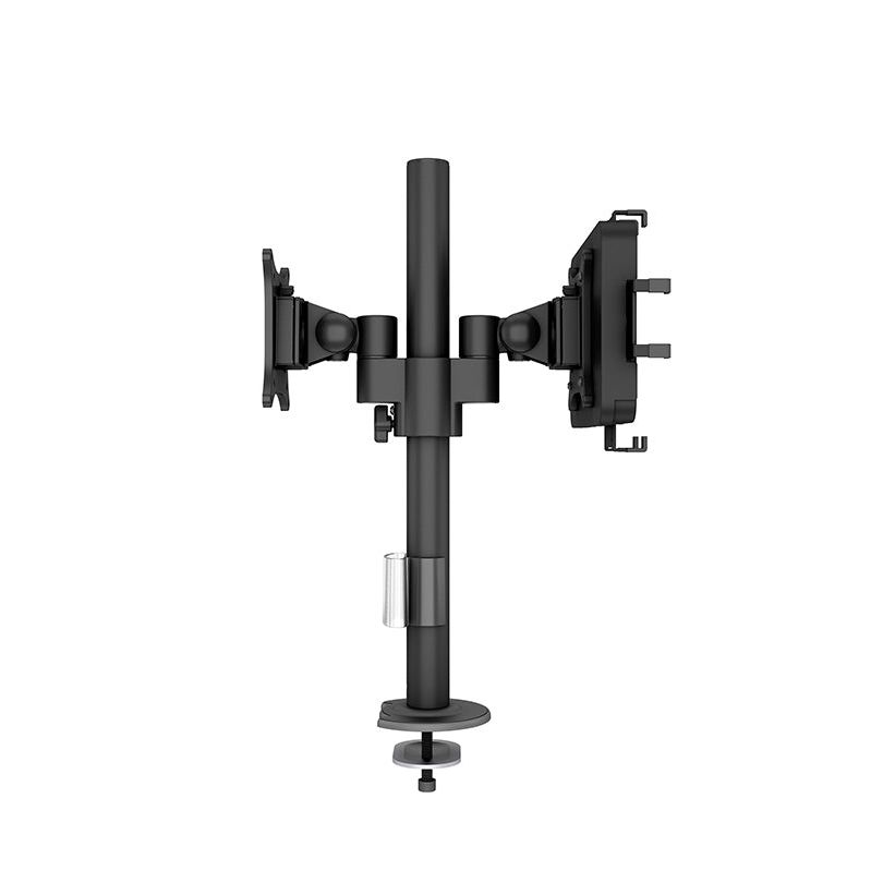 Dark Slate Gray Multibrackets M VESA Deskmount Dual B2B with Lockable Tablet Mount