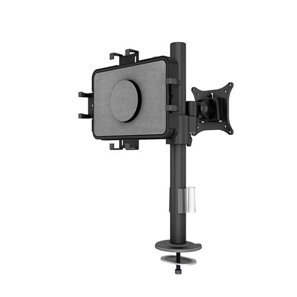 Dark Slate Gray Multibrackets M VESA Deskmount Dual B2B with Lockable Tablet Mount