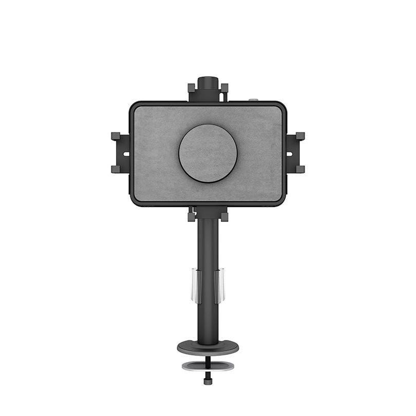 Light Slate Gray Multibrackets M VESA Deskmount Dual B2B with Lockable Tablet Mount