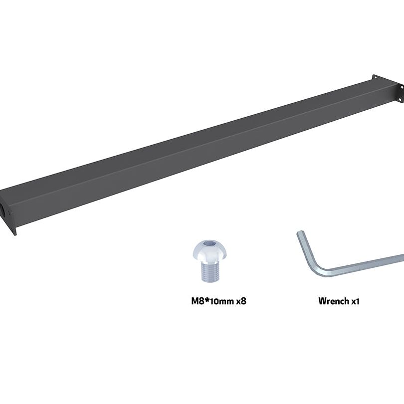 Dim Gray Multibrackets M Pro Series - Wheelbase Supportbar 1200mm