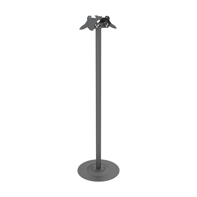 Dim Gray Multibrackets M Pro Series Single Pole Floorbase B2B