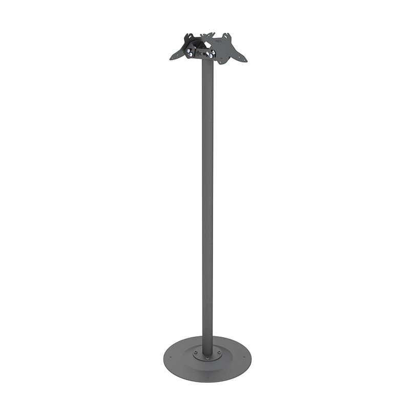 Dim Gray Multibrackets M Pro Series Single Pole Floorbase B2B