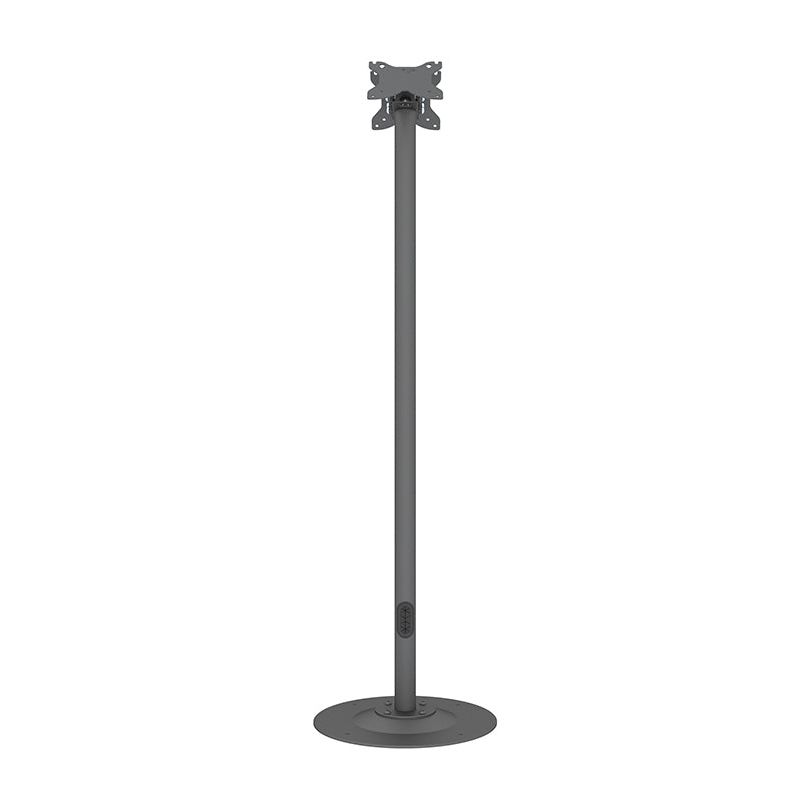 Dim Gray Multibrackets M Pro Series Single Pole Floorbase B2B