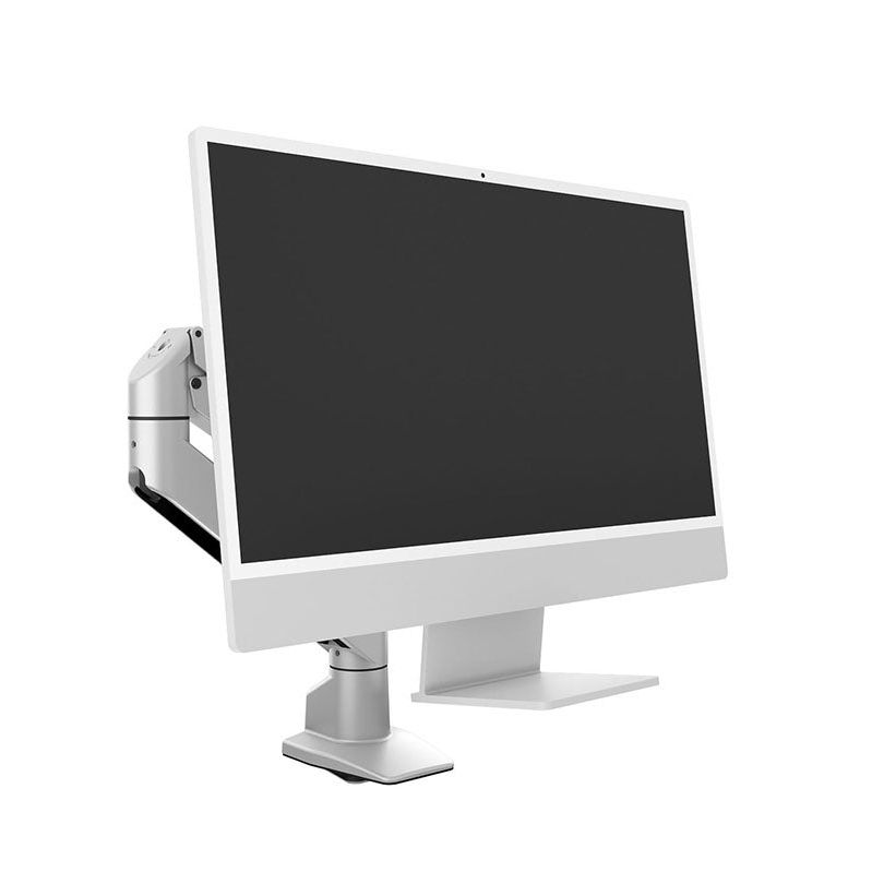 Dark Slate Gray Multibrackets M VESA Gas Lift Arm iMac Silver