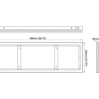 Light Gray Multibrackets M Pro Series - Enclosure 37" Small Black