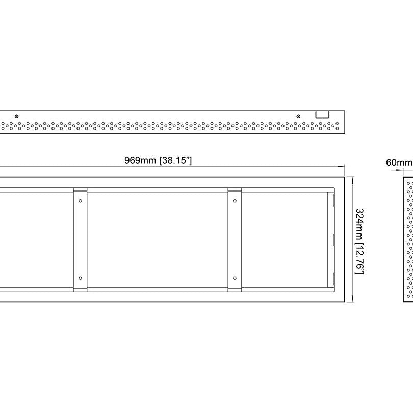 Light Gray Multibrackets M Pro Series - Enclosure 37" Small White