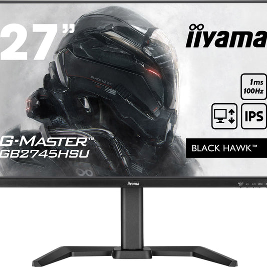 Light Gray iiyama G-MASTER GB2745HSU-B2 LED display 68.6 cm (27") 1920 x 1080 pixels Full HD Black