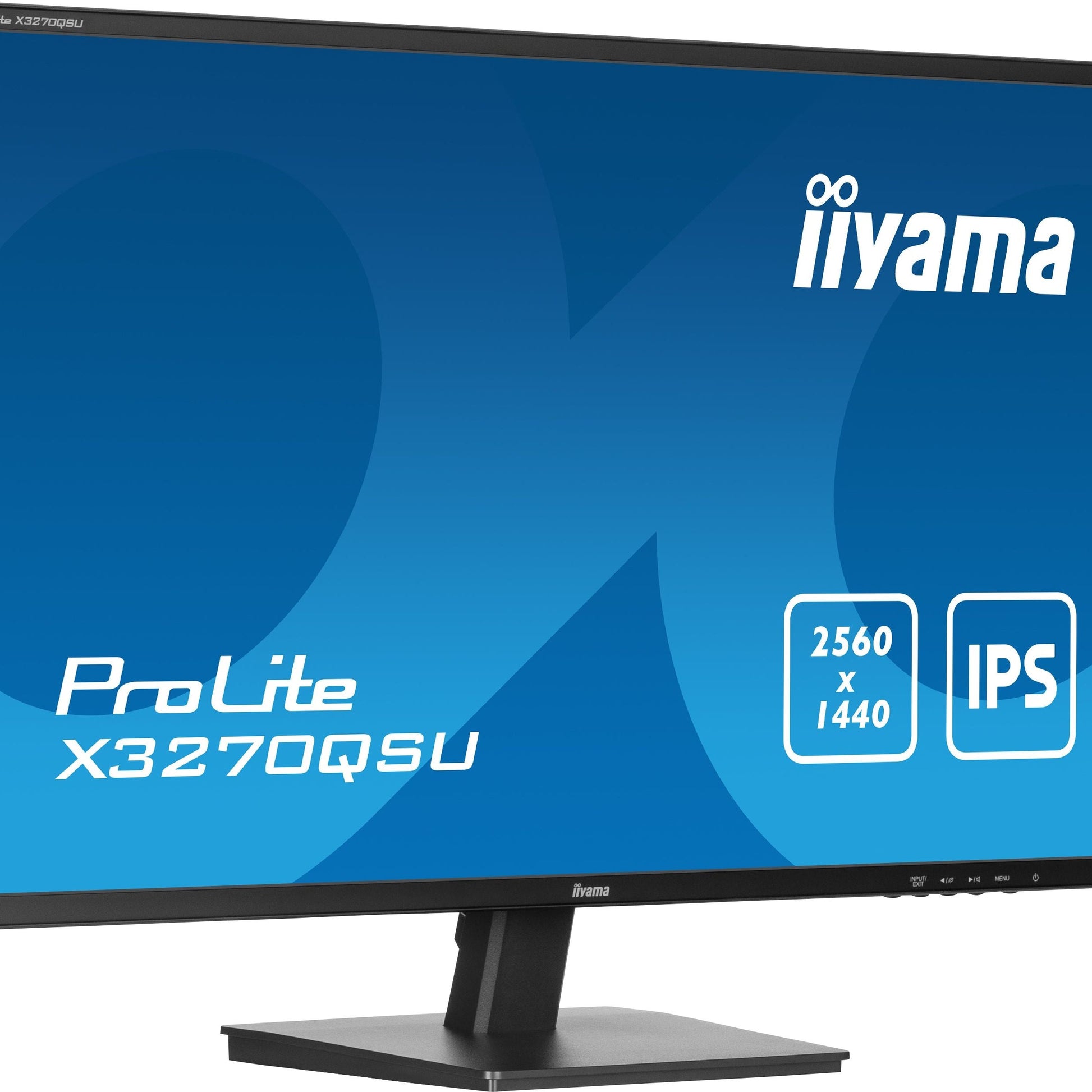 Dark Cyan iiyama ProLite X3270QSU-B1 computer monitor 81.3 cm (32") 2560 x 1440 pixels Wide Quad HD LED Black