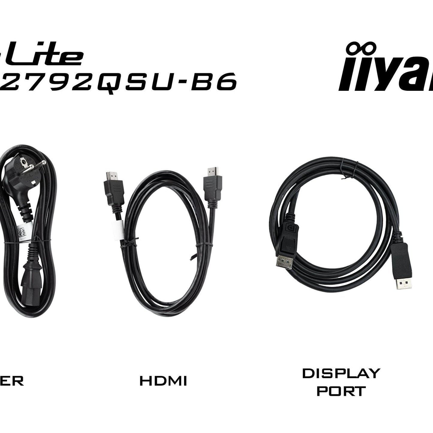 Black iiyama ProLite computer monitor 68.6 cm (27") 2560 x 1440 pixels Full HD LED Black