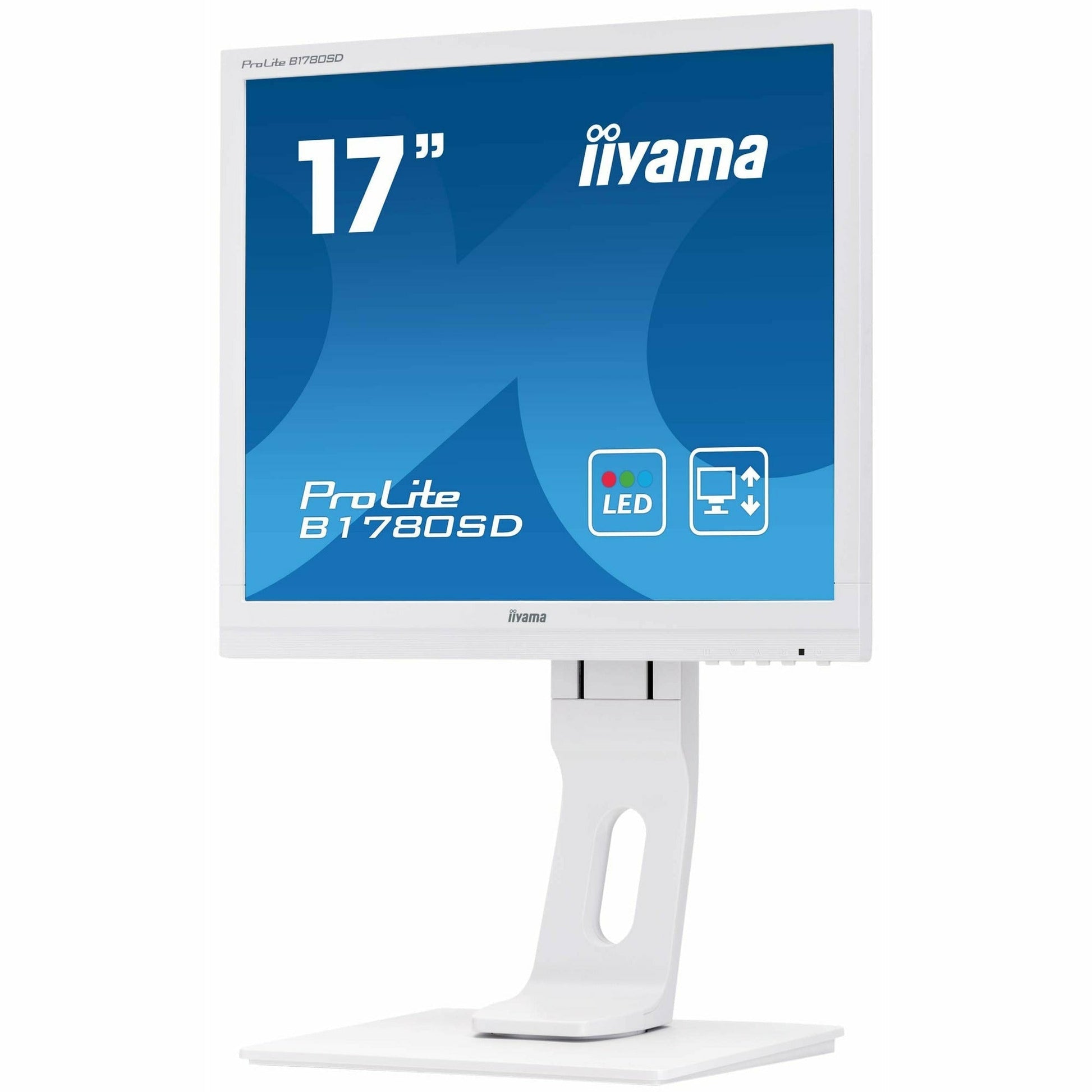 Lavender iiyama ProLite B1780SD-W1 17" TN LCD-backlit Monitor White