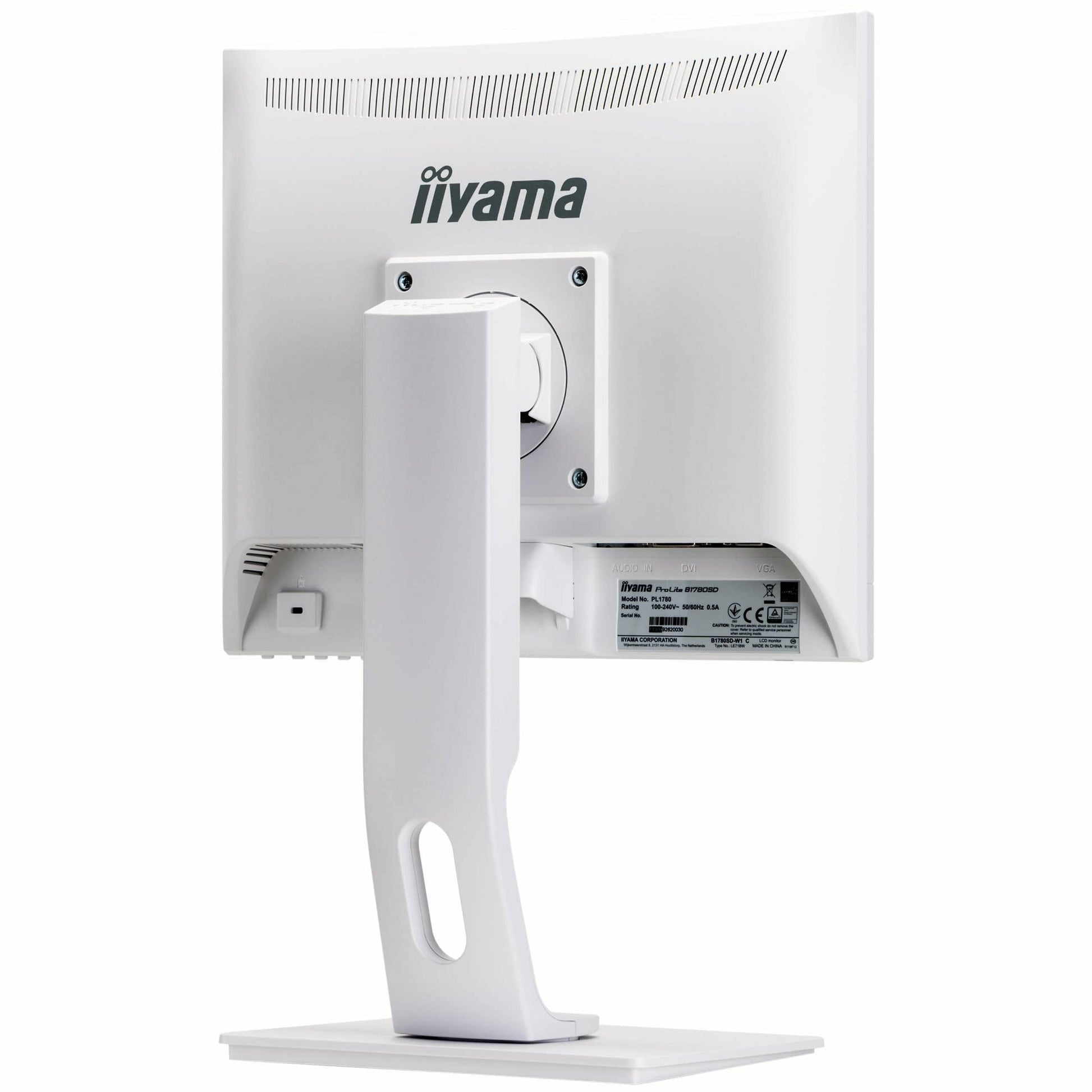 Light Gray iiyama ProLite B1780SD-W1 17" TN LCD-backlit Monitor White