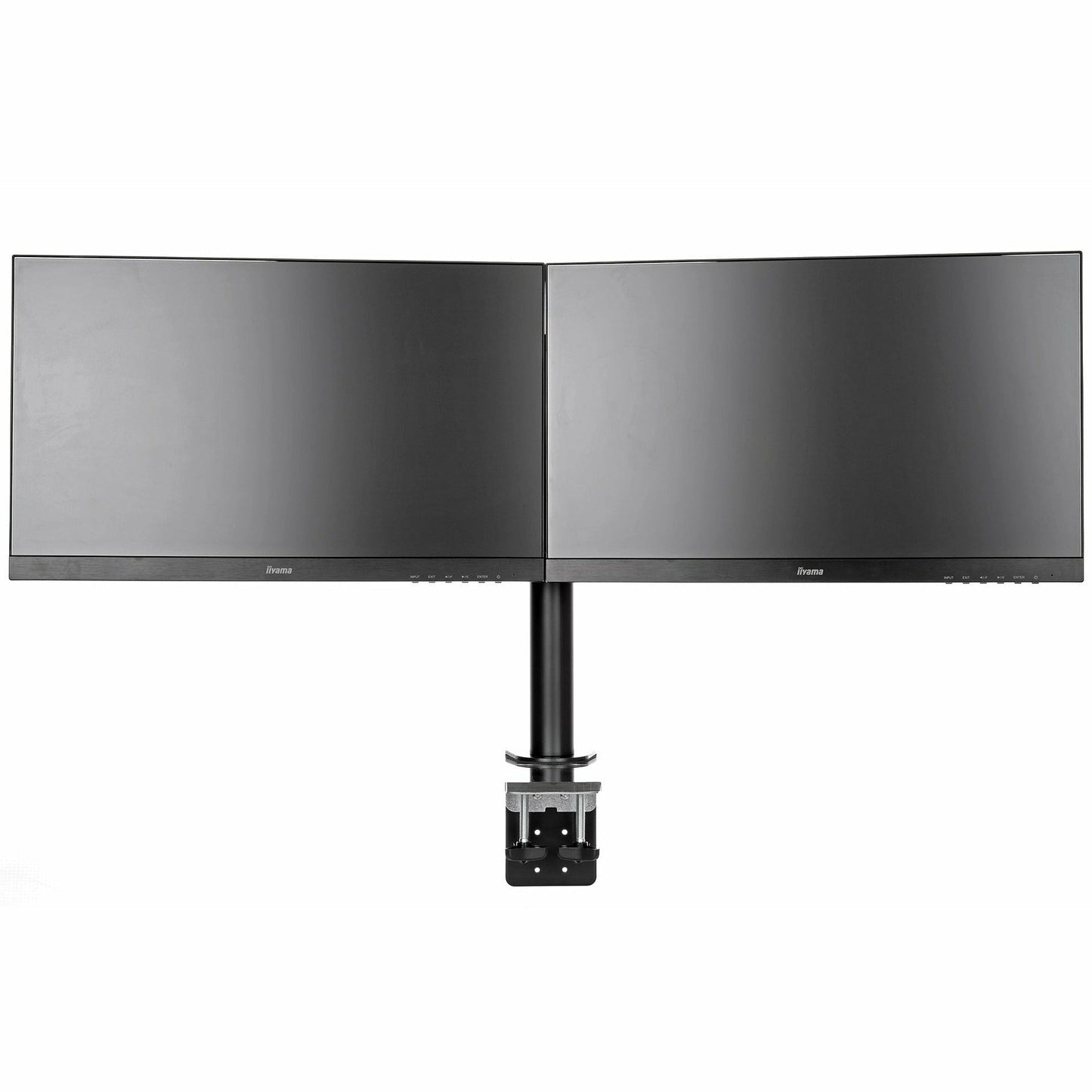 Dim Gray iiyama ProLite DS1002C-B1 Dual Screen Desk Top Mounting Arm