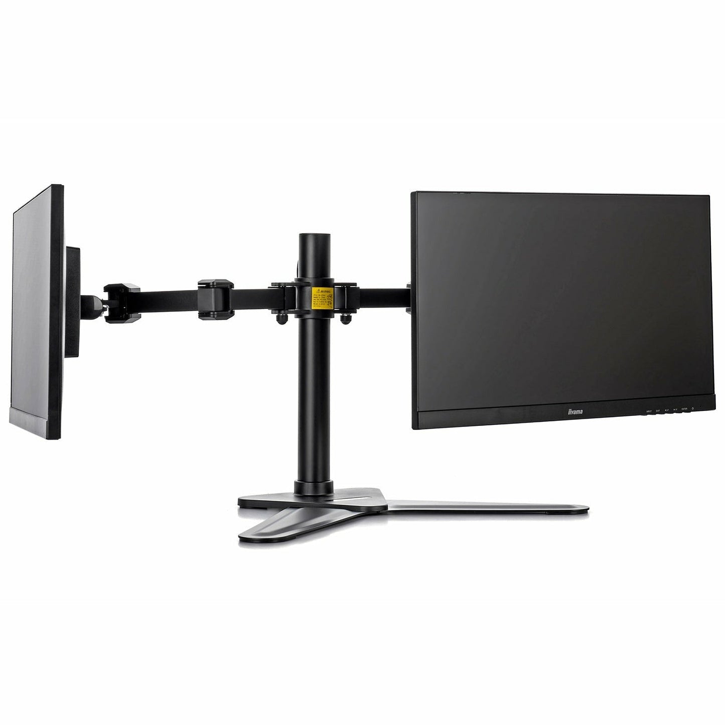 Dark Slate Gray iiyama ProLite DS1002D-B1  Dual Screen Desk Top Stand