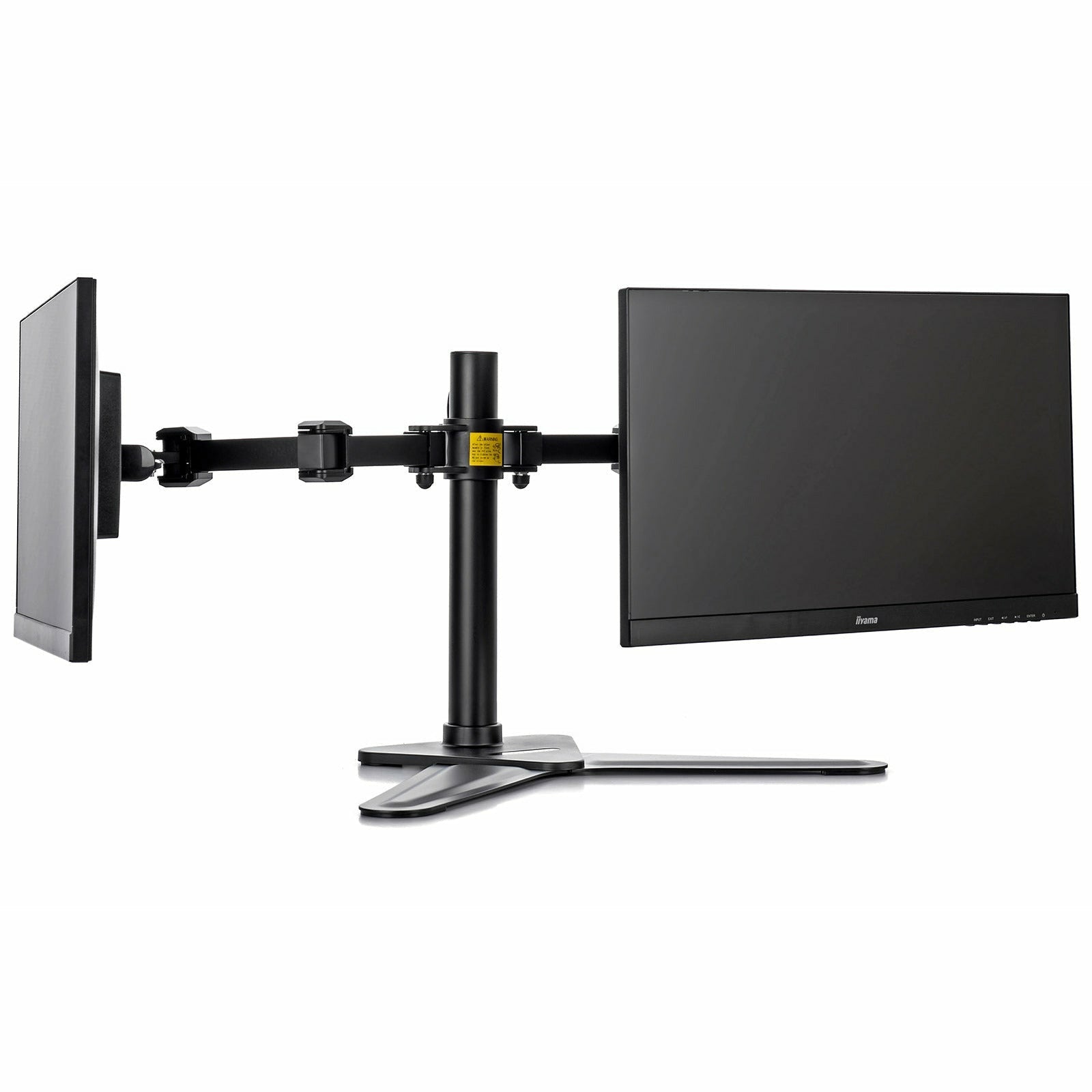 Dark Slate Gray iiyama ProLite DS1002D-B1  Dual Screen Desk Top Stand