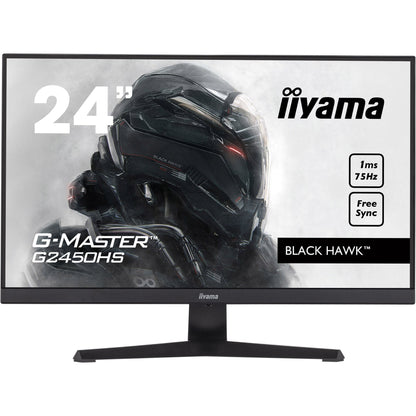 Dark Slate Gray iiyama G-Master G2450HS-B1 24" VA 75Hz 1ms MPRT Black Hawk Gaming Monitor