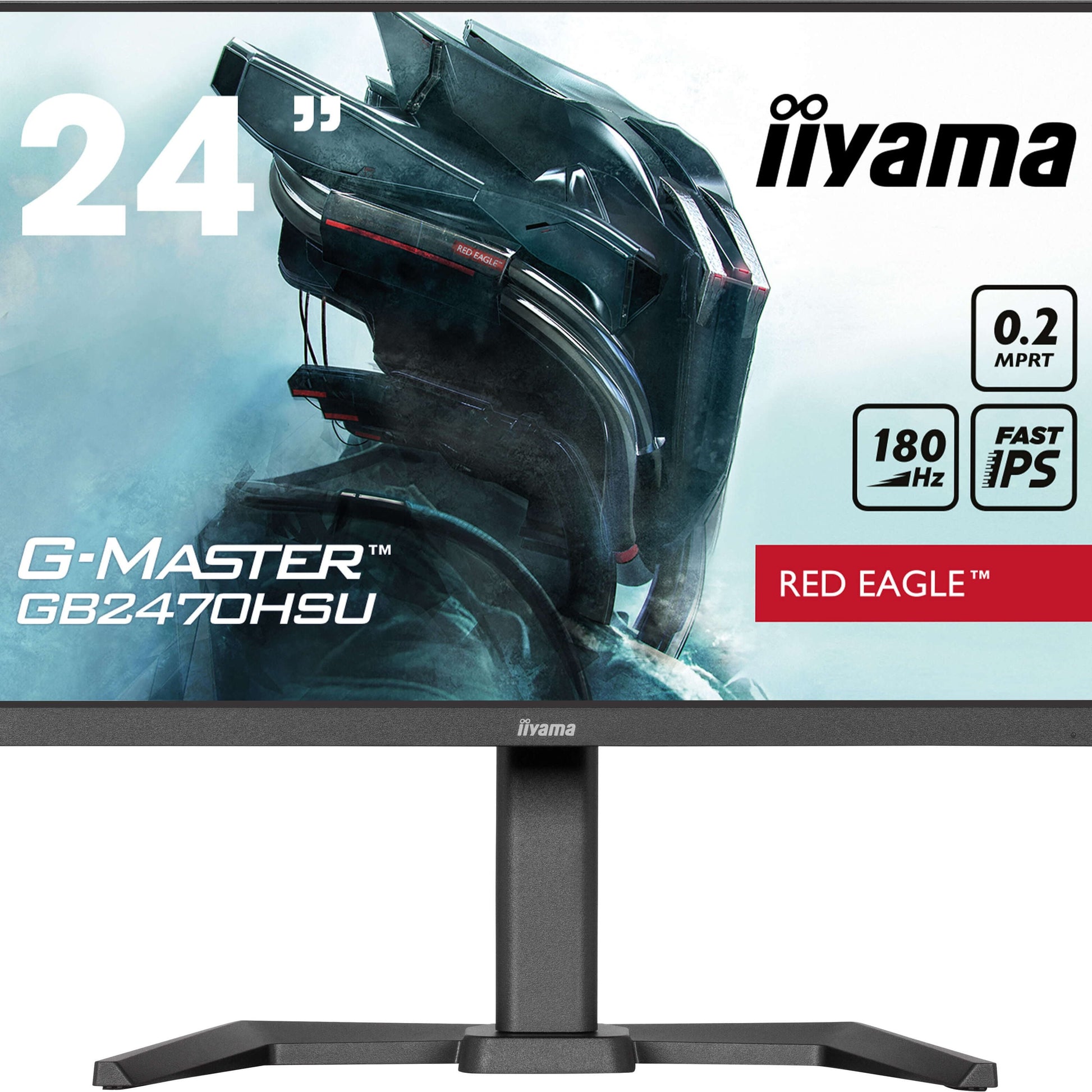 Dark Slate Gray iiyama G-Master GB2470HSU-B6 24" Fast IPS 180Hz Gaming Monitor