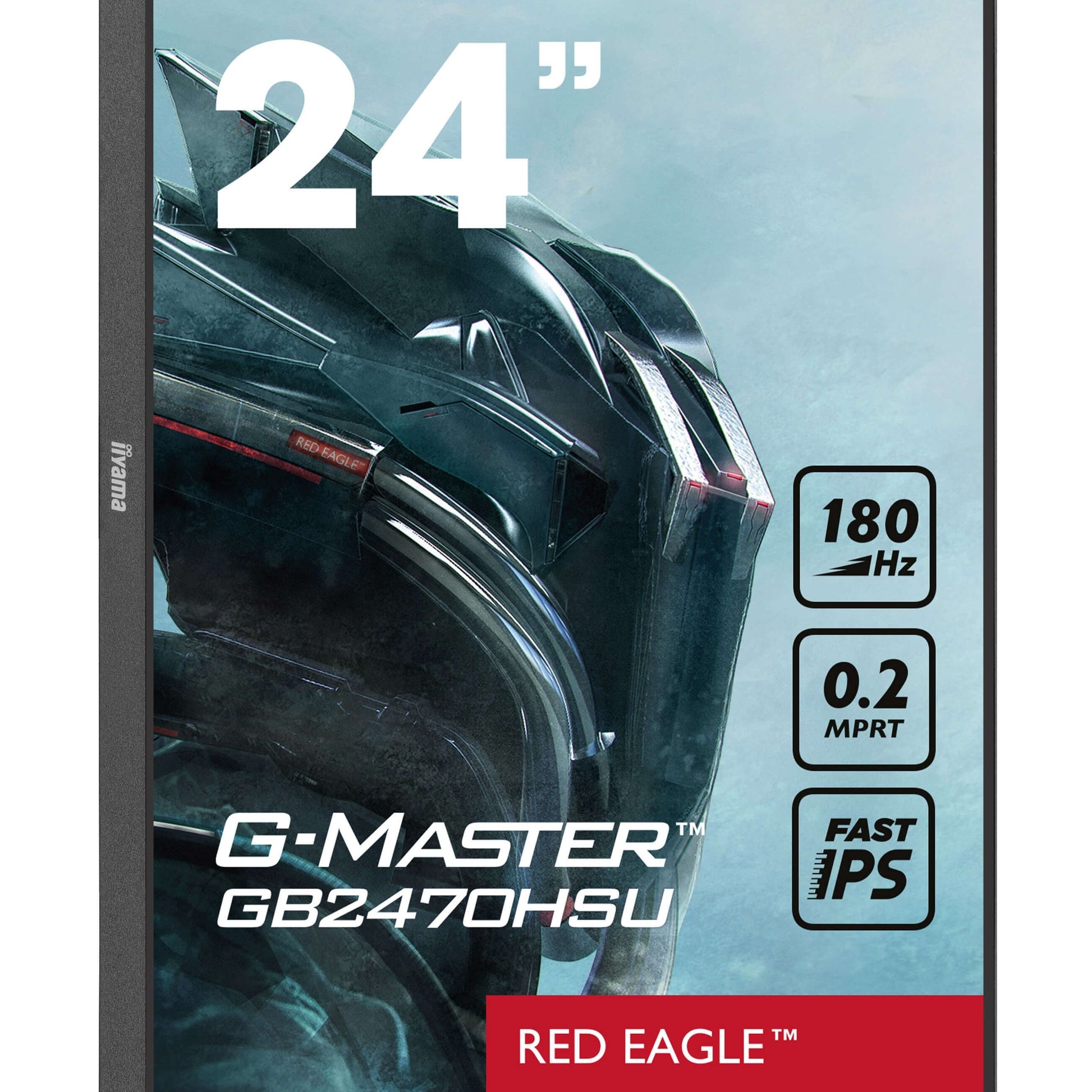 Dark Slate Gray iiyama G-Master GB2470HSU-B6 24" Fast IPS 180Hz Gaming Monitor
