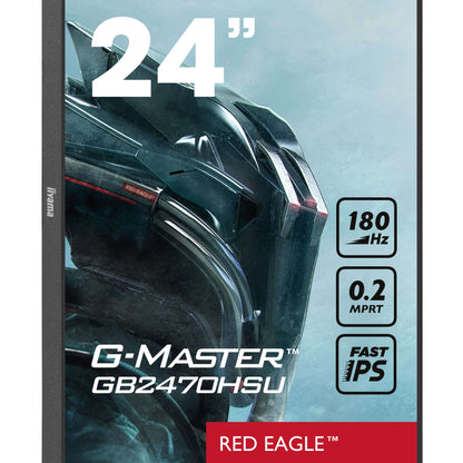 Dark Slate Gray iiyama G-Master GB2470HSU-B6 24" Fast IPS 180Hz Gaming Monitor