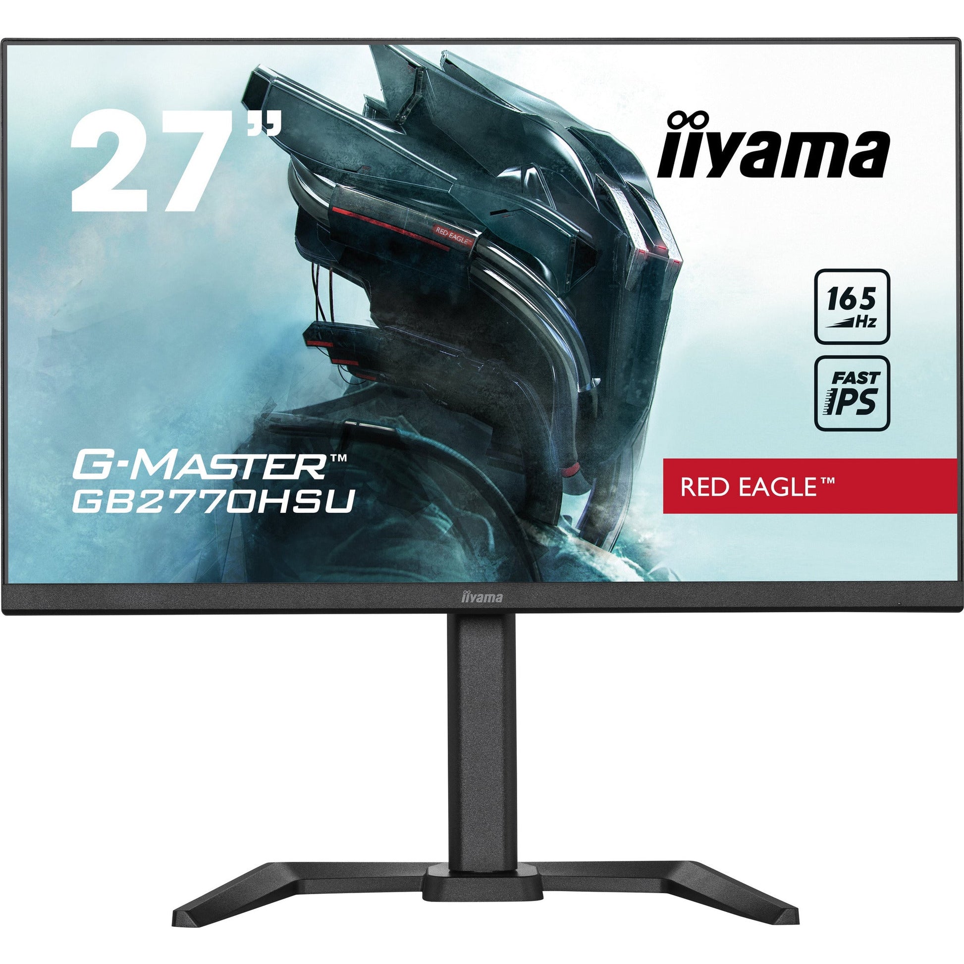 Dark Slate Gray iiyama G-Master GB2770HSU-B5 Red Eagle Gaming Monitor with Height Adjust Stand