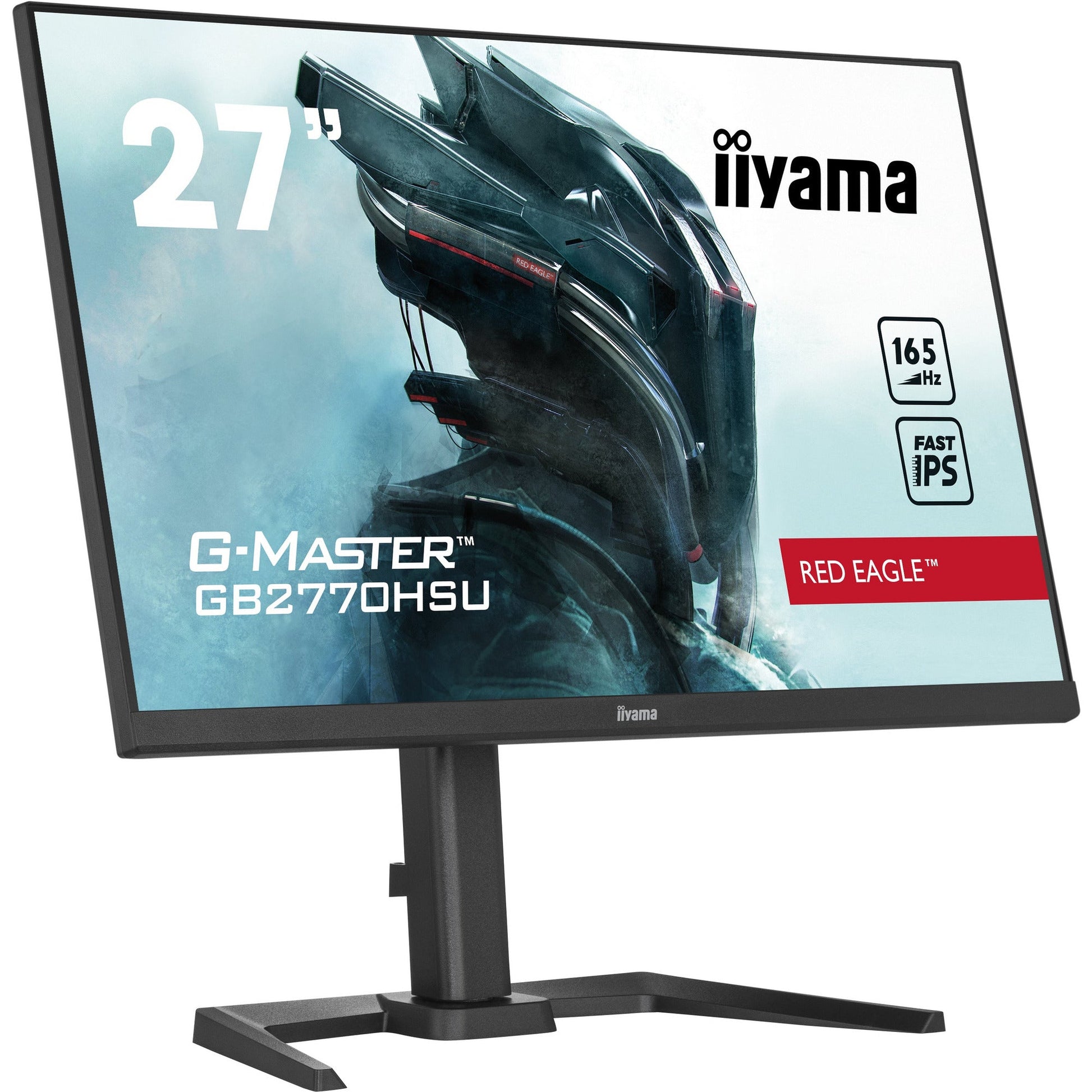 Dark Slate Gray iiyama G-Master GB2770HSU-B5 Red Eagle Gaming Monitor with Height Adjust Stand