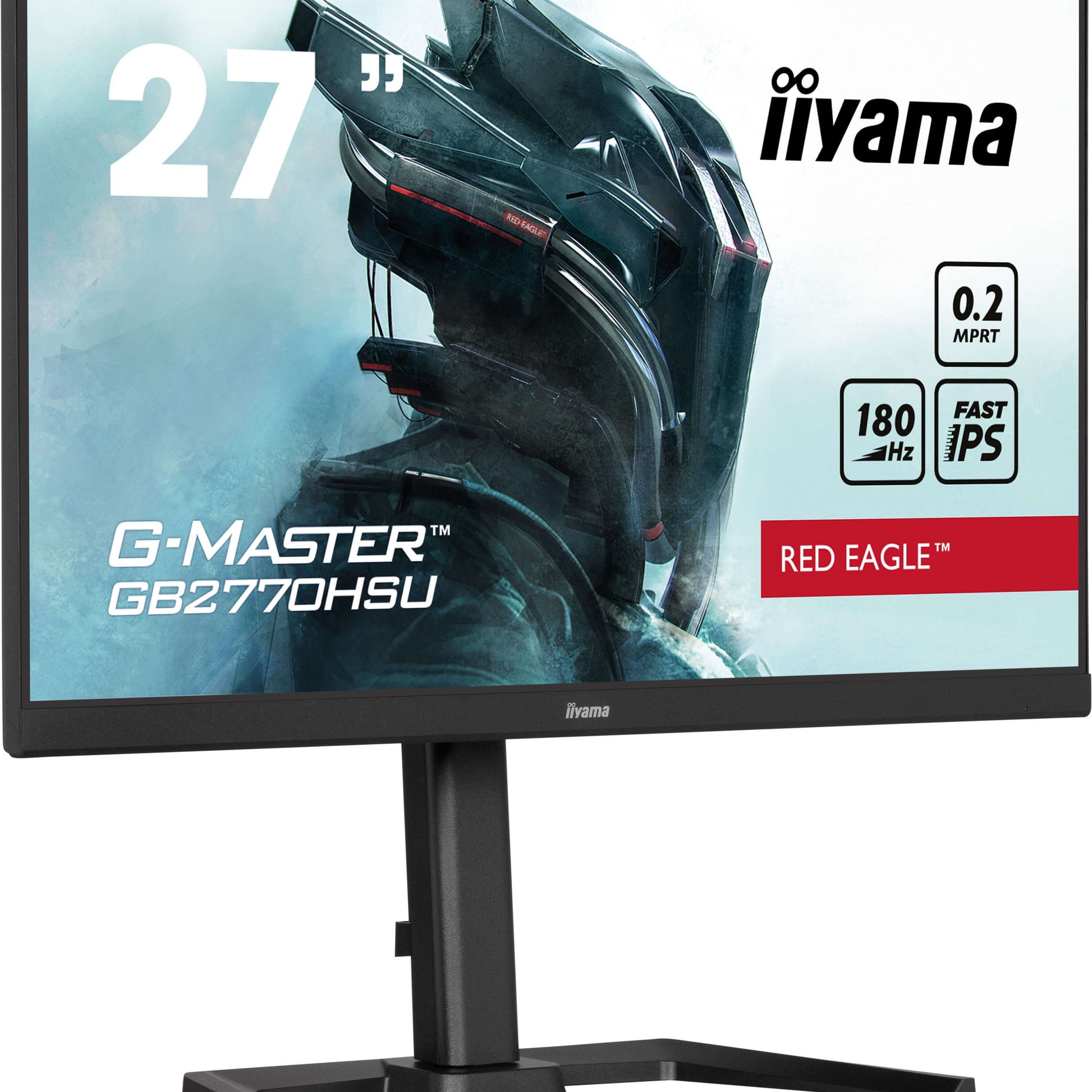 Light Gray iiyama G-Master GB2770HSU-B6 Red Eagle 27" Fast IPS 0.2ms 180Hz Gaming Monitor