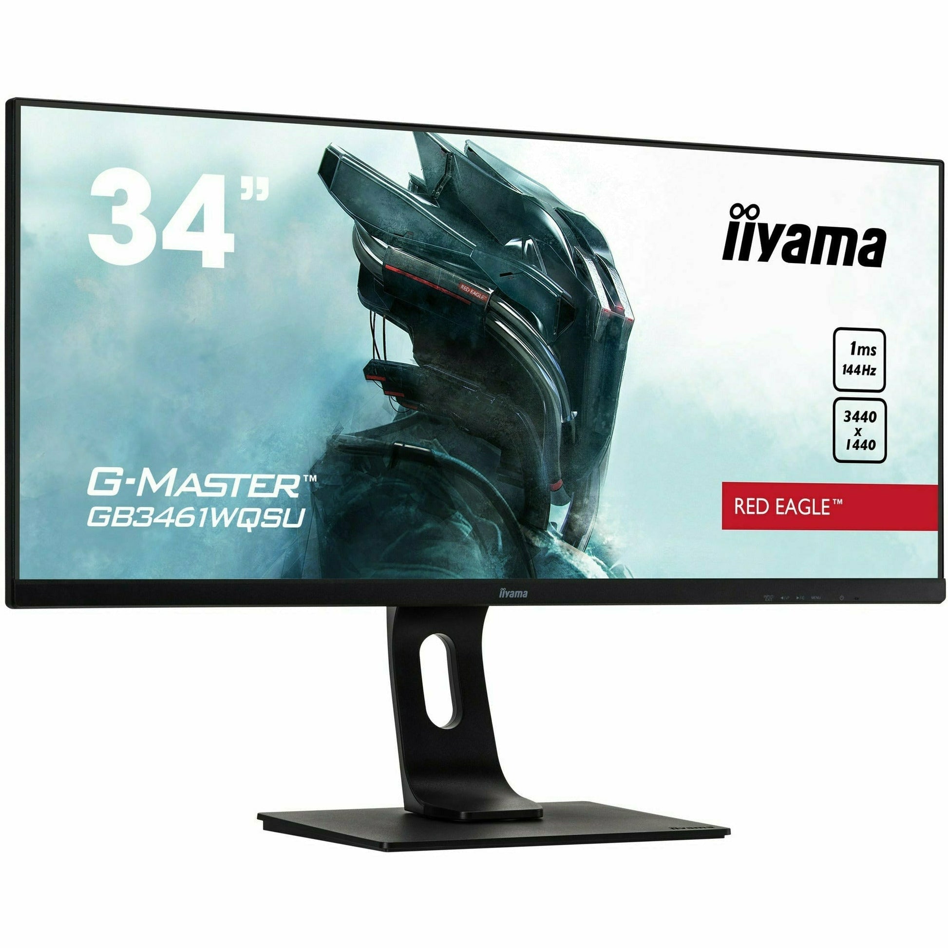 Powder Blue iiyama G-Master GB3461WQSU-B1 34" 21:9 Ultra Wide ADS-IPS LCD
