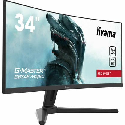 Dark Slate Gray iiyama G-Master GB3467WQSU-B5 Curved 1500R 34" Gaming Monitor