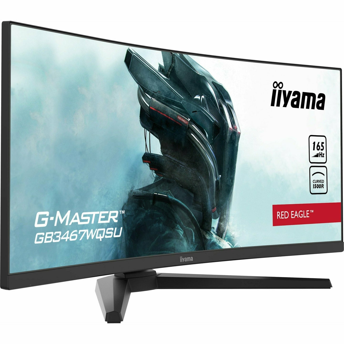 Dark Slate Gray iiyama G-Master GB3467WQSU-B5 Curved 1500R 34" Gaming Monitor