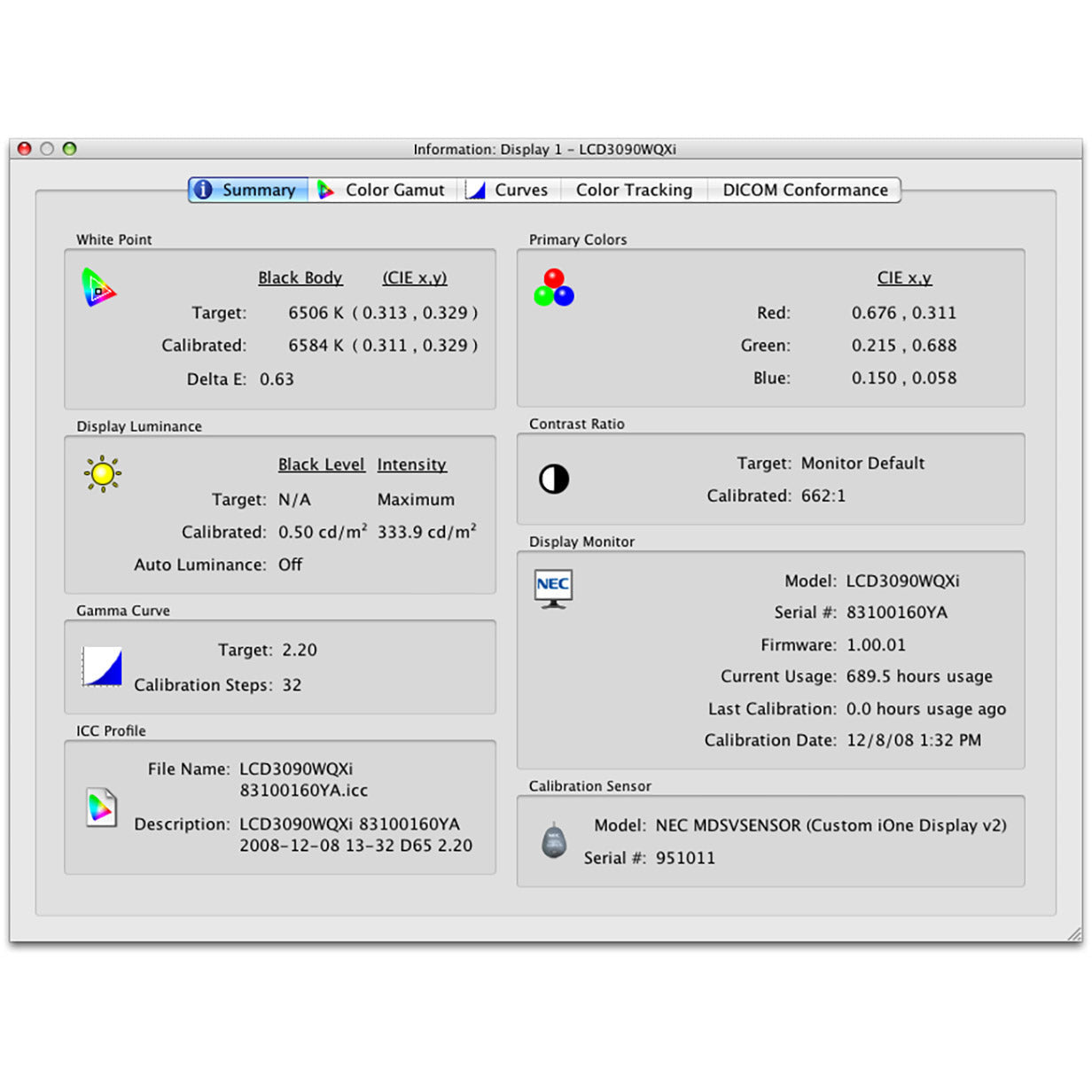 Light Gray SpectraView II USB License