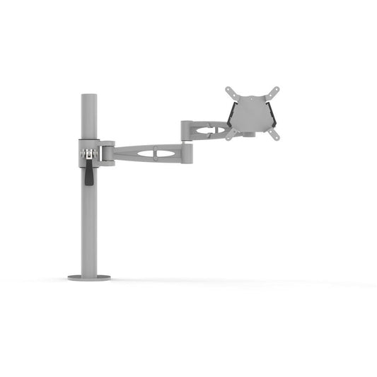 Dark Gray Metalicon Kardo Pole Mounted Monitor Arm For Single (1) Screen