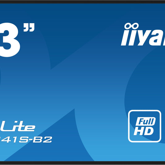 Dark Cyan iiyama PROLITE LE4341S-B2 43" Flexible Full HD professional large format display with USB media playback