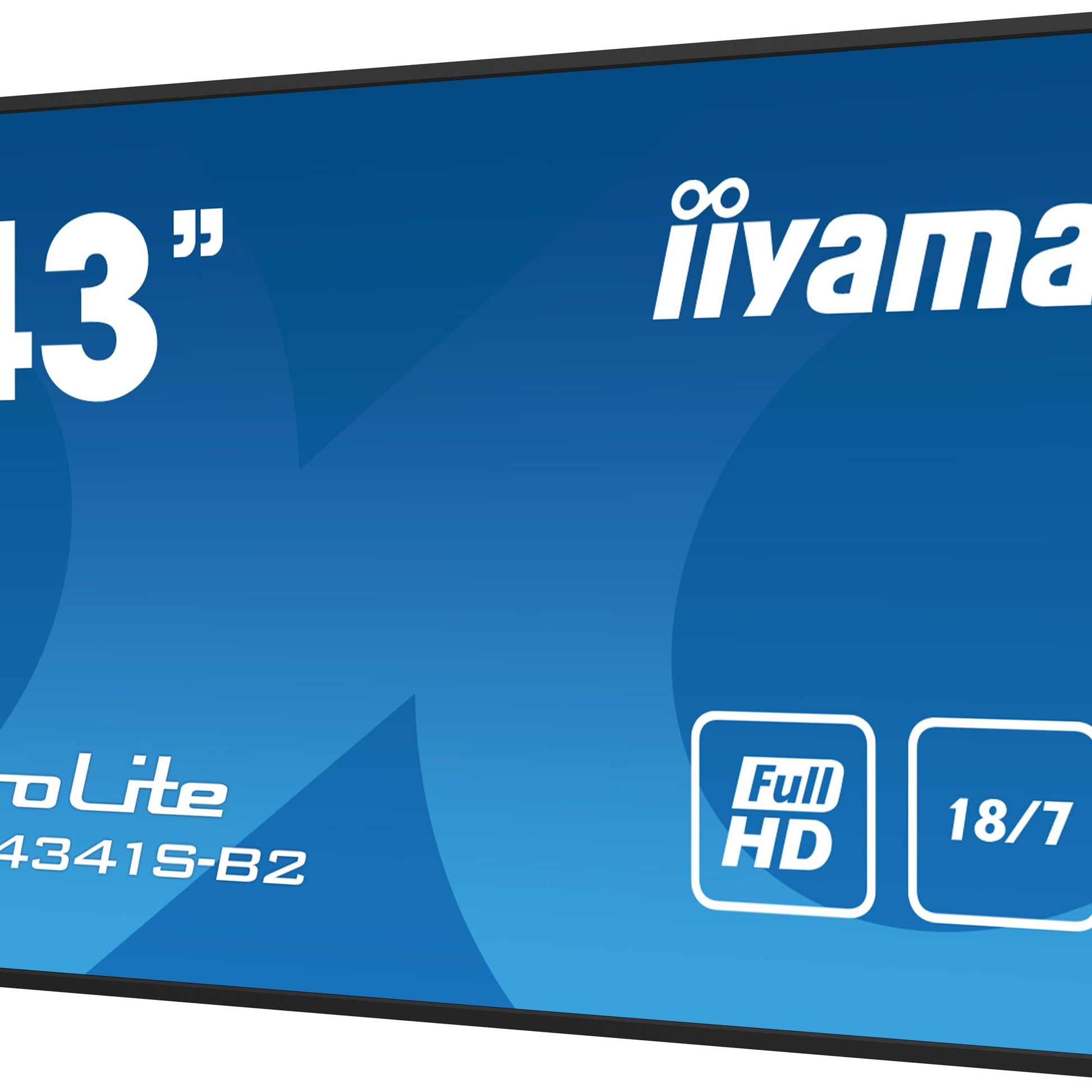 Dark Cyan iiyama PROLITE LE4341S-B2 43" Flexible Full HD professional large format display with USB media playback