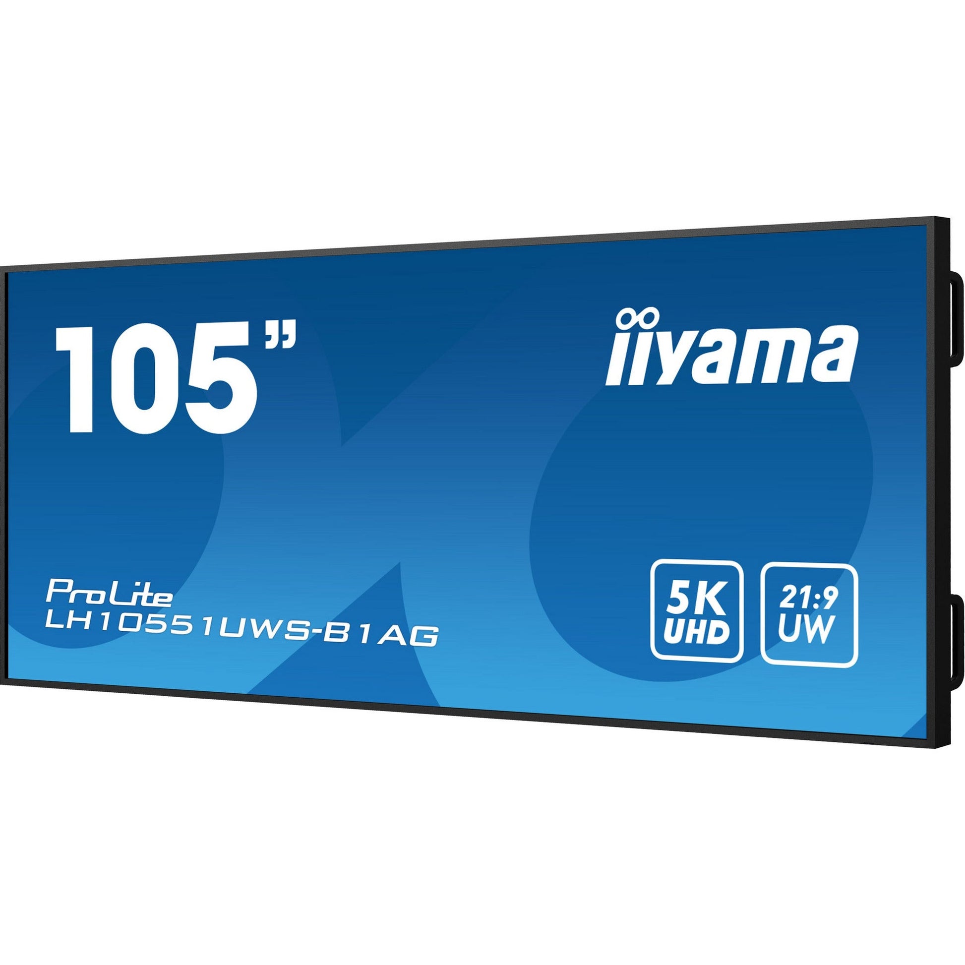 Dark Cyan iiyama ProLite LH10551UWS-B1AG 105" IPS LCD 25% Haze 21:9 Ultra-Wide, 5K 5120x2160 24/7 Hour Operation Large Format Display