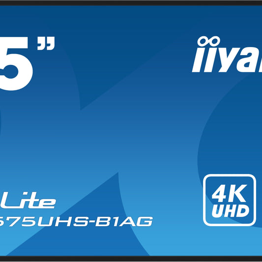 Dark Cyan iiyama ProLite LH5575UHS-B1AG 55" IPS 4K UHD Digital Signage Display with Android OS