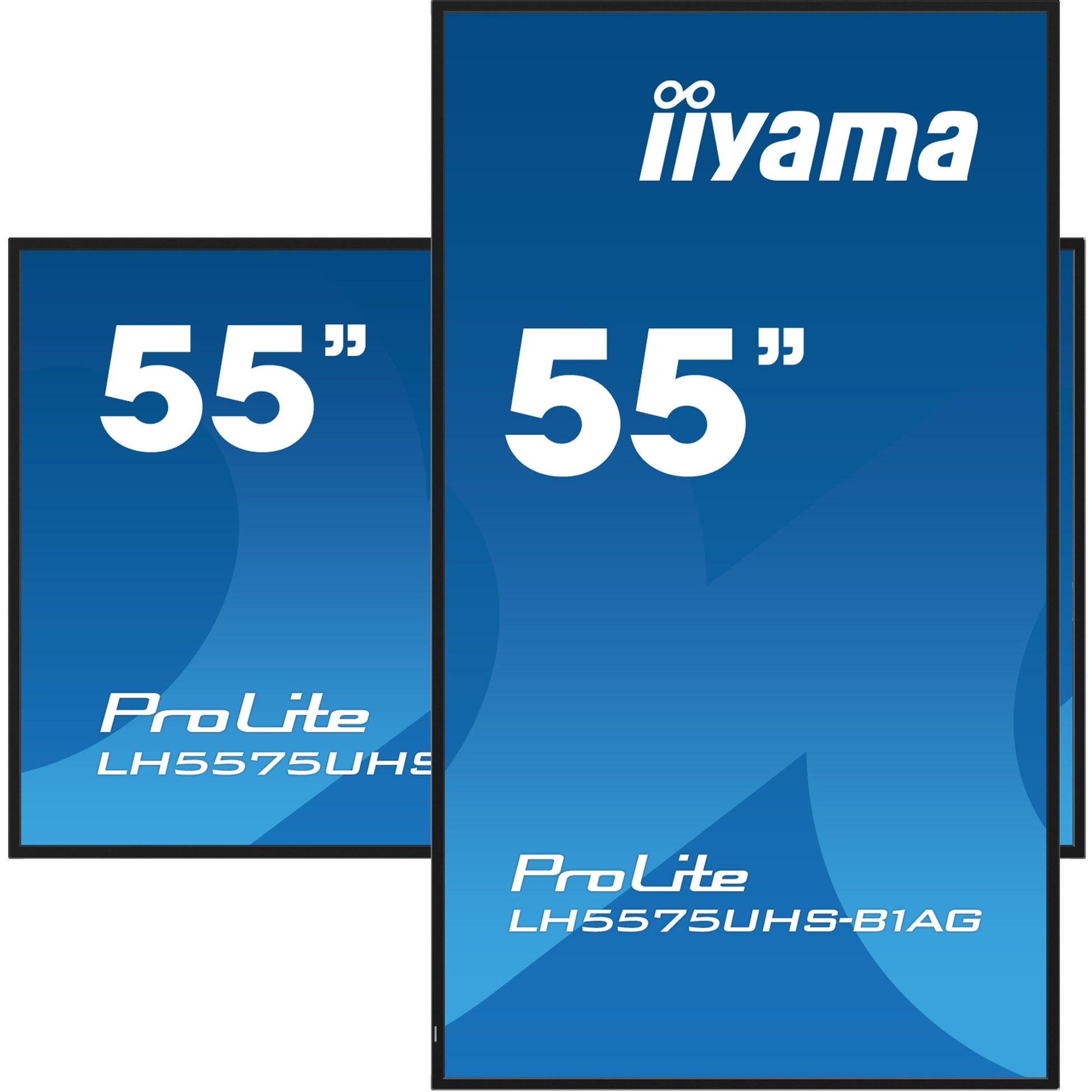 Dark Cyan iiyama ProLite LH5575UHS-B1AG 55" IPS 4K UHD Digital Signage Display with Android OS