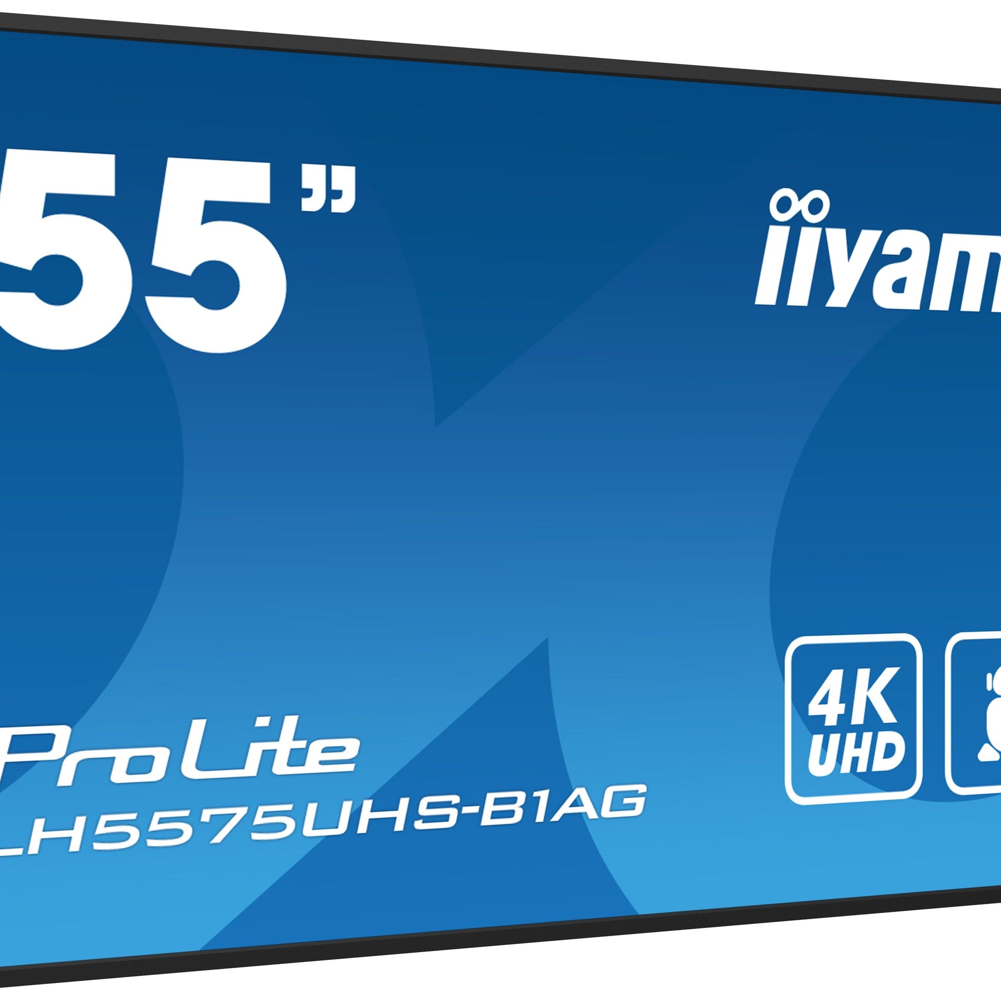 Dark Cyan iiyama ProLite LH5575UHS-B1AG 55" IPS 4K UHD Digital Signage Display with Android OS