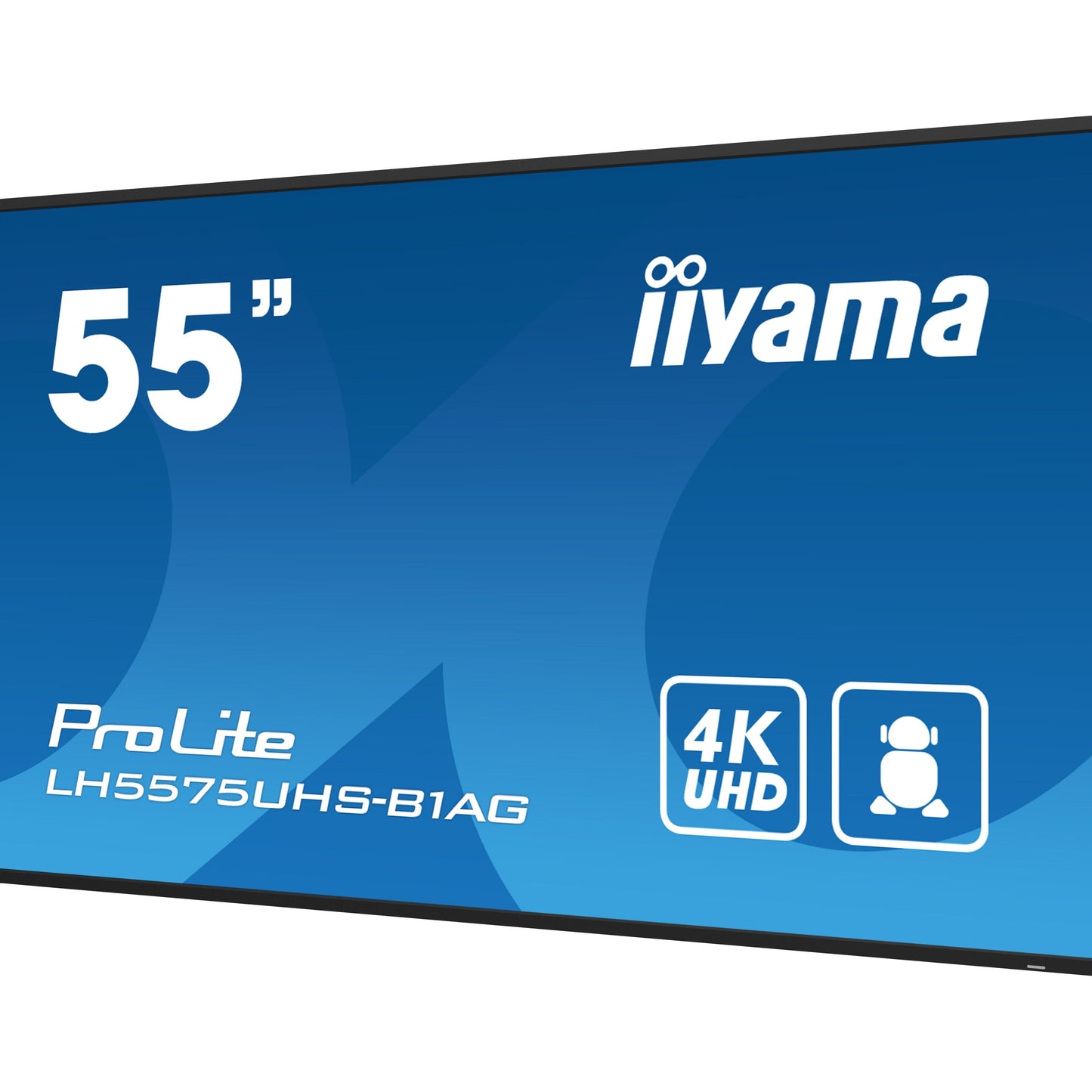 Dark Cyan iiyama ProLite LH5575UHS-B1AG 55" IPS 4K UHD Digital Signage Display with Android OS