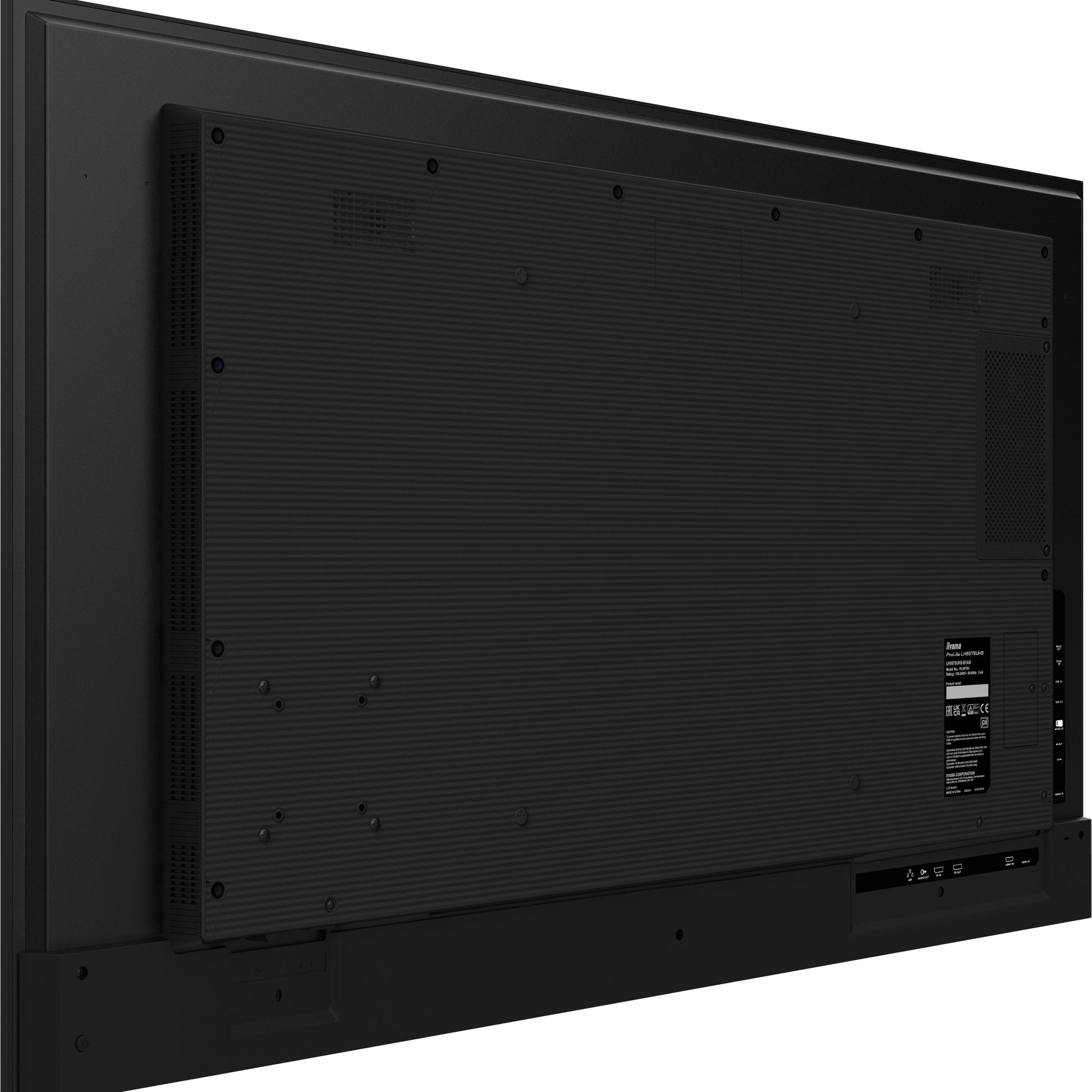 Black iiyama ProLite LH5575UHS-B1AG 55" IPS 4K UHD Digital Signage Display with Android OS