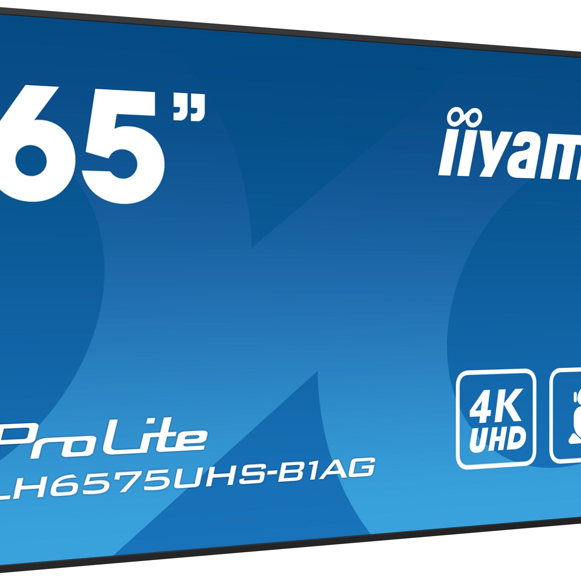 Dark Cyan iiyama ProLite LH6575UHS-B1AG 65" IPS 4K UHD 24/7 Digital Signage Display with Android OS