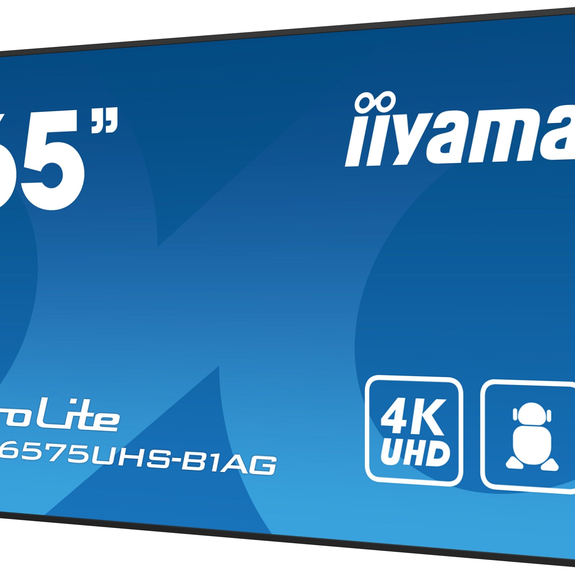 Dark Cyan iiyama ProLite LH6575UHS-B1AG 65" IPS 4K UHD 24/7 Digital Signage Display with Android OS